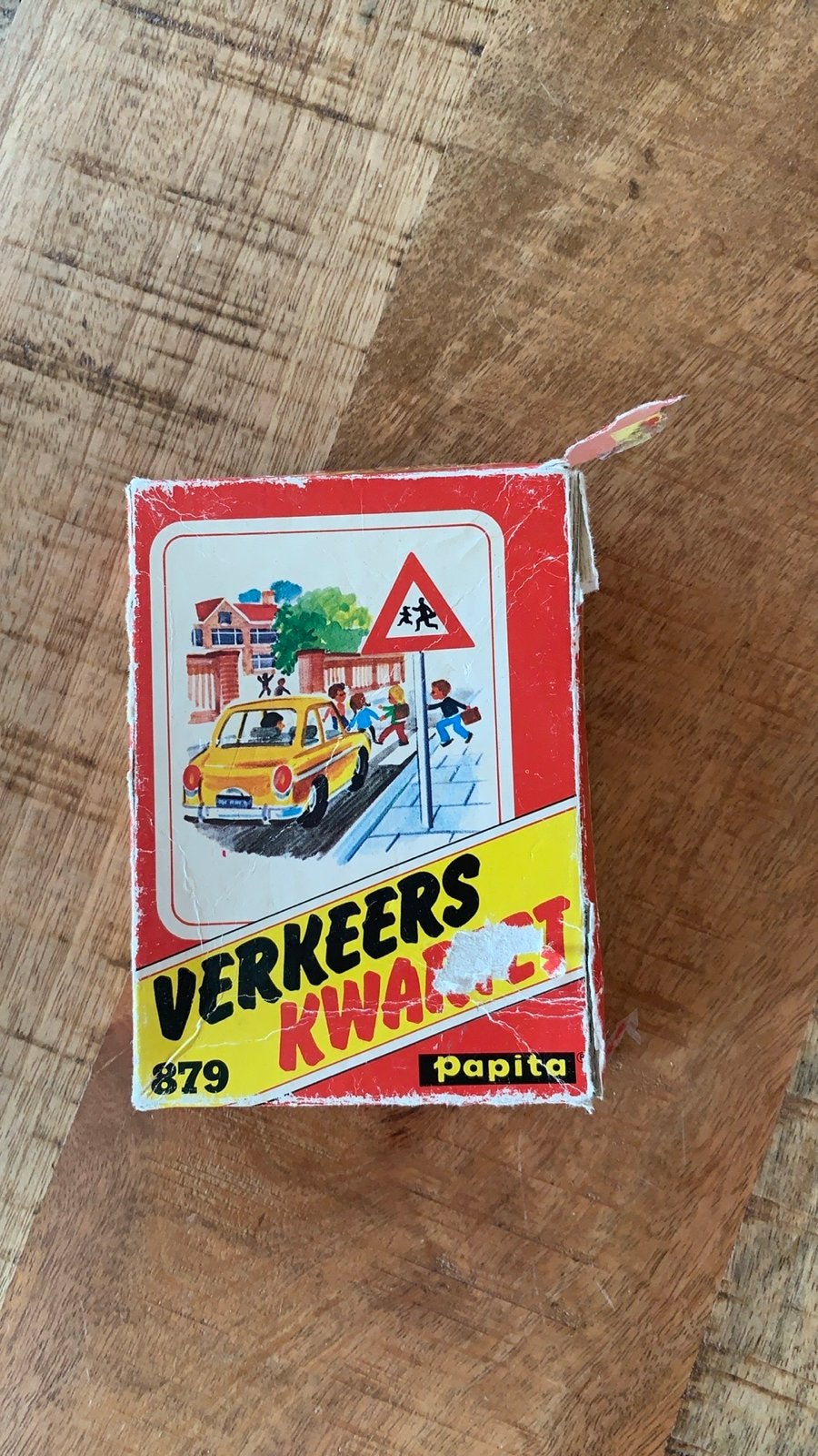 Vintage Verkeers Kwartet Papita #879 - Educatief Kaartspel, Verzamelen, Speelkaarten, Jokers en Kwartetten, Ophalen of Verzenden