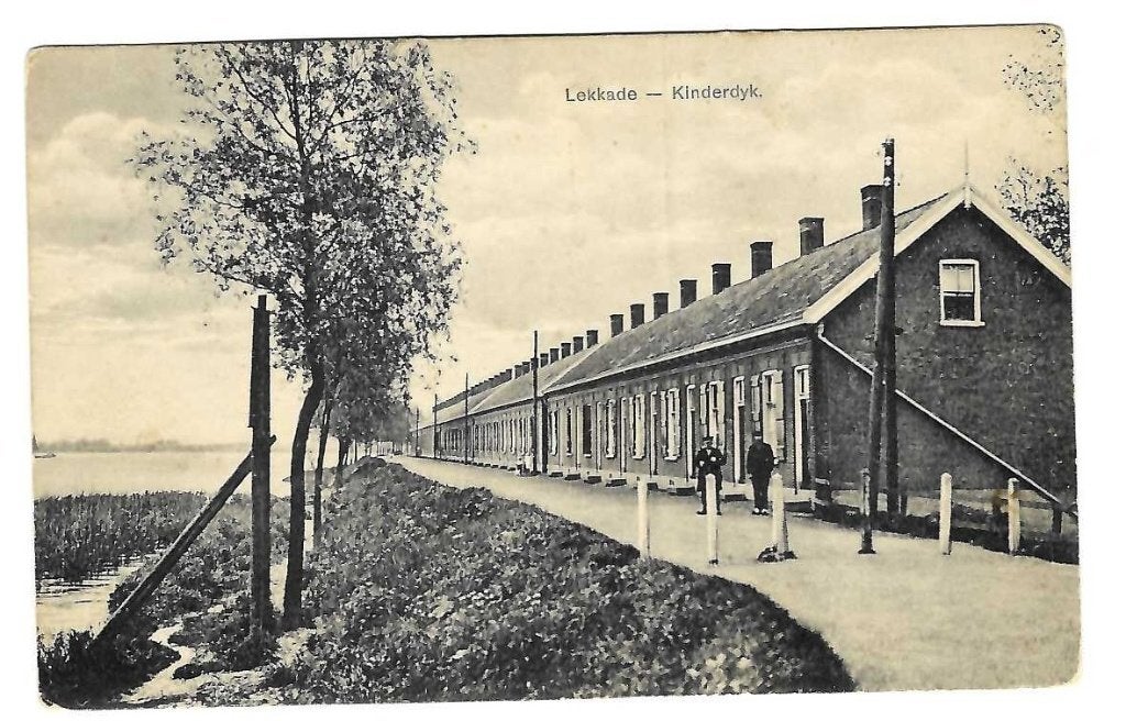 Kinderdijk - Lekkade, Verzamelen, Ansichtkaarten | Nederland, Verzenden, Voor 1920, Gelopen, Zuid-Holland