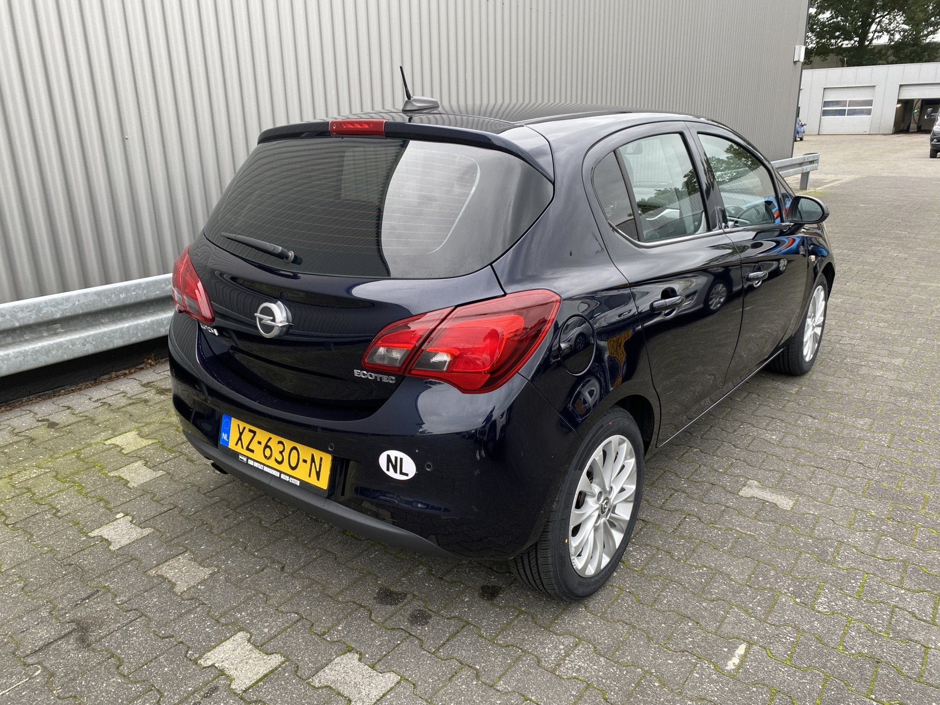 Opel Corsa 1.0 Turbo Online Edition 119Dkm.NAP, Leer/Stof, C, Auto's, Gebruikt, Euro 6, Blauw, Leder en Stof