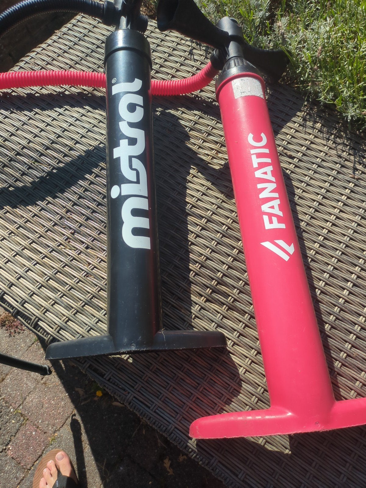 Gratis: Mistral en Fanatic SUP pompen, Ophalen, Gebruikt