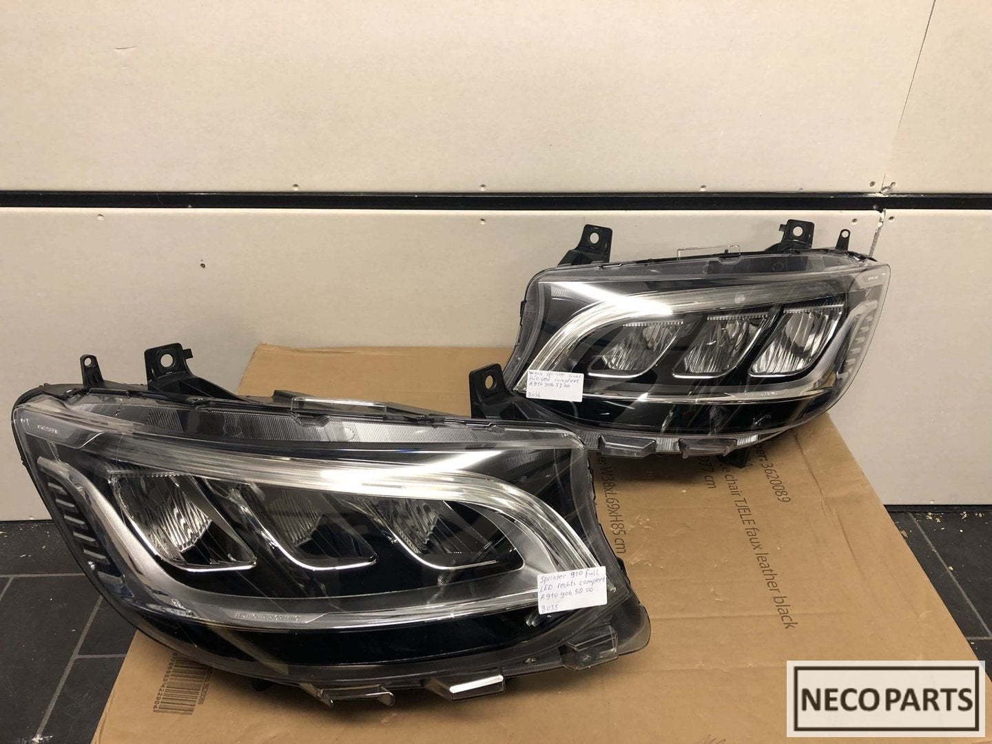 Sprinter w907 910 full led koplamp compleet origineel, Gebruikt, -, Ophalen of Verzenden, -