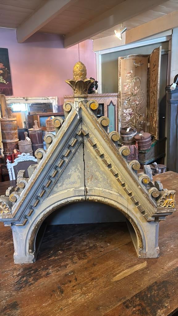 Tabenakel calotte antiek en brocante, Ophalen of Verzenden
