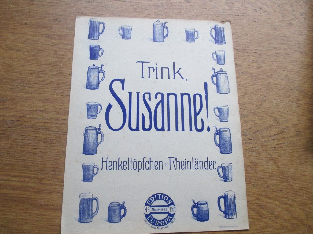 Trink susanne !, Ophalen of Verzenden, Gebruikt, Artiest of Componist, Populair