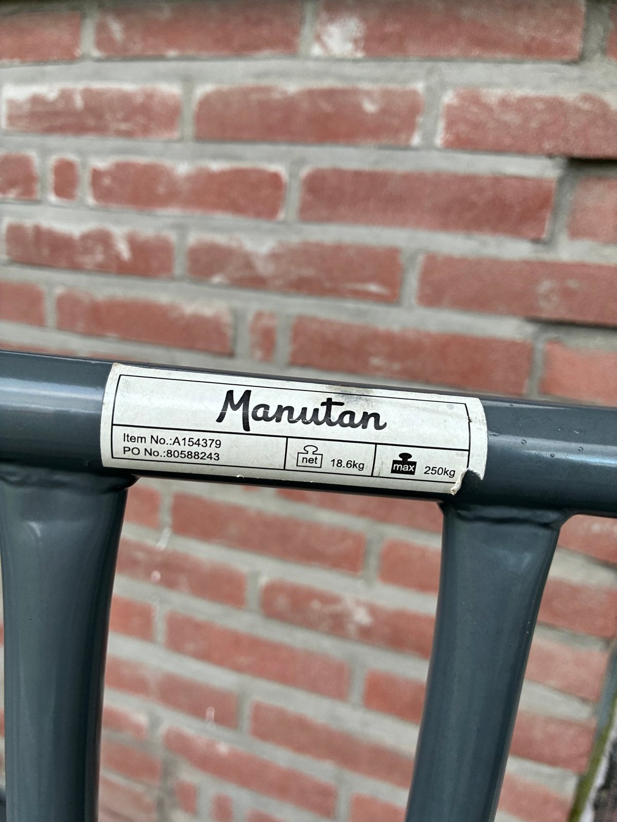 Manutan Steekwagen met traploperfunctie - 250kg, Ophalen of Verzenden, Gebruikt, Steekwagen
