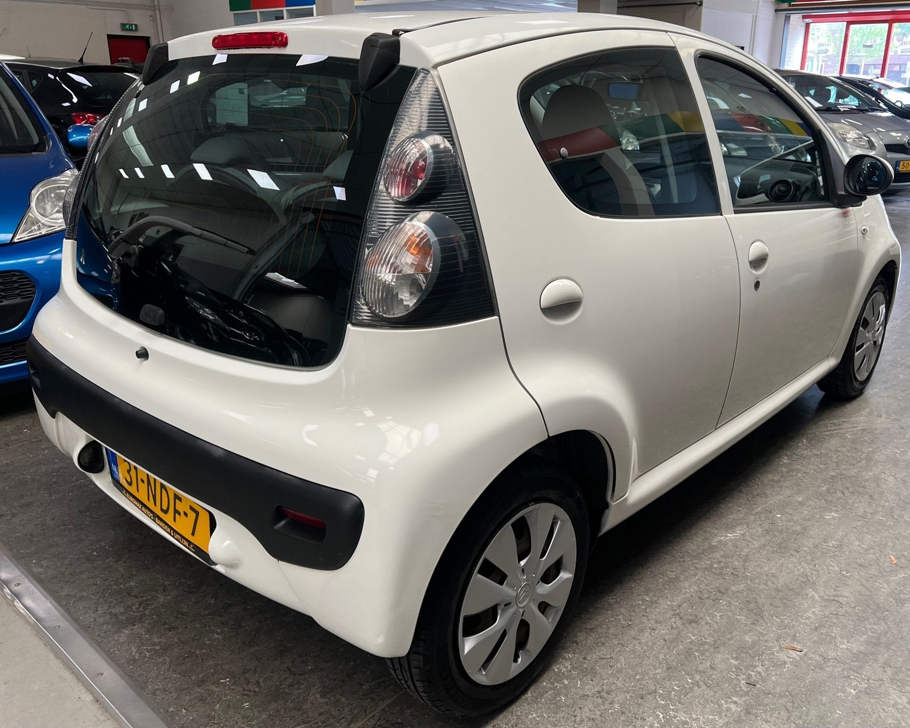 Citroen C1 1.0-12V Ambiance Airco - NAP - Elktr ramen, Voorwielaandrijving, Stof, Gebruikt, Zwart