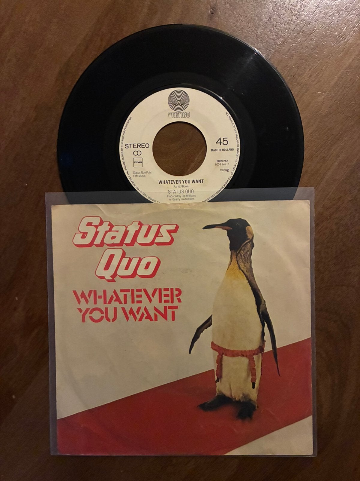 Status Quo - Whatever you want, Cd's en Dvd's, Vinyl Singles, Ophalen of Verzenden, 7 inch