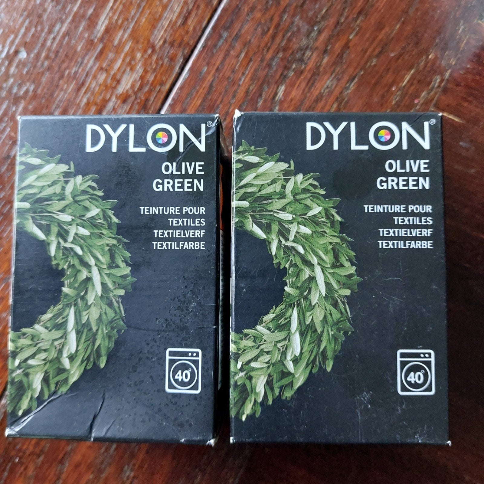 Dylon Textielverf Olive Green - 2 pakjes, Groen, Textiel, Nieuw, Ophalen of Verzenden