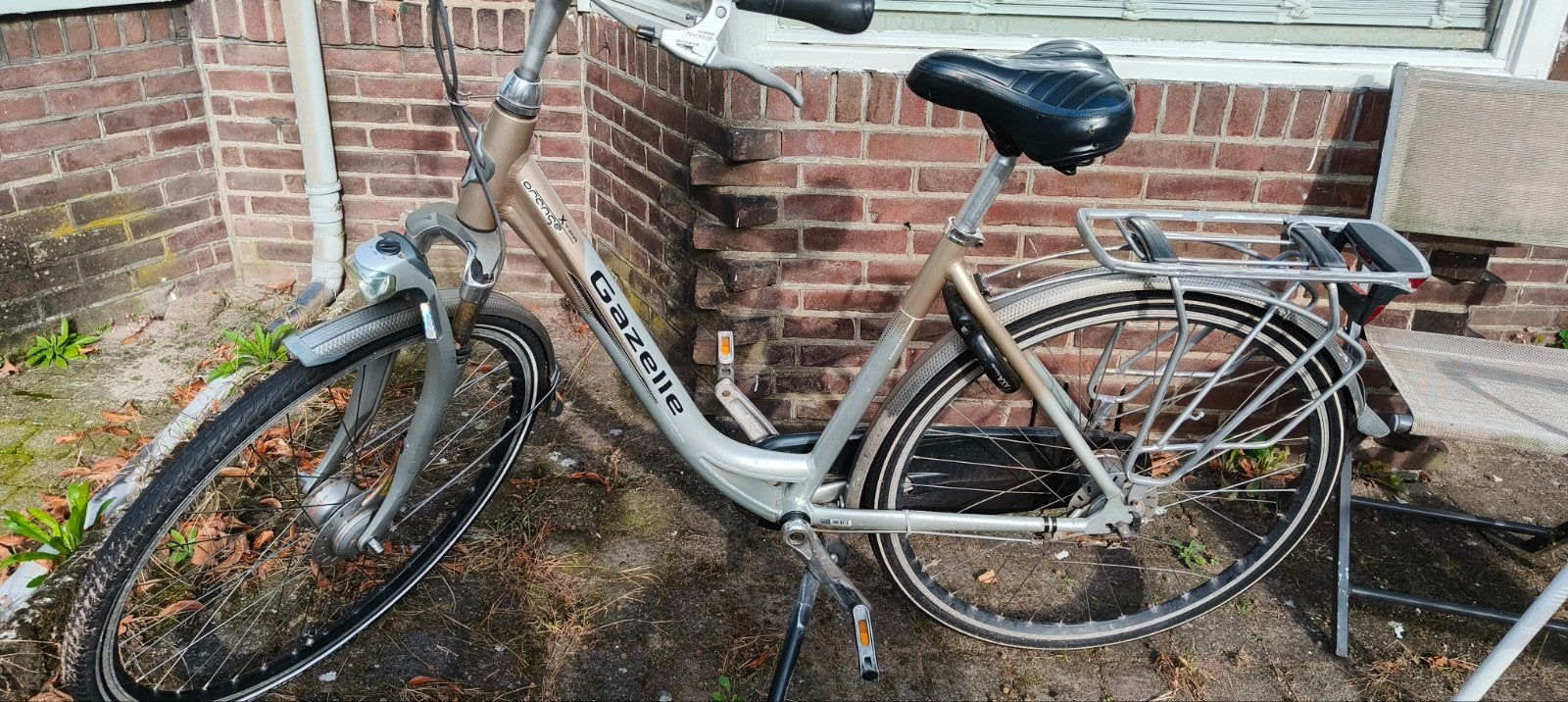 damesfiets Gazelle, Fietsen en Brommers, Ophalen, Gebruikt, Gazelle, Versnellingen