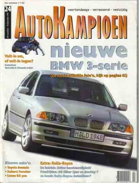 Autokampioen 24 1997 : Rolls Royce - Opel Signum - Lexus, Ophalen of Verzenden, Gelezen, Algemeen