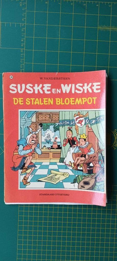 De stalen bloempot - Suske en Wiske 145, Gelezen, Willy Vandersteen, Eén stripboek, Ophalen of Verzenden