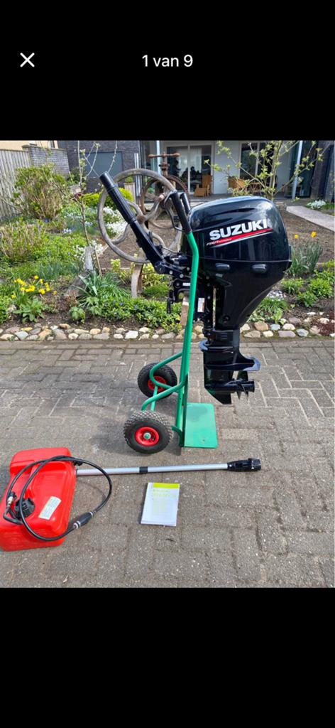 Suzuki Buitenboordmotor met tank bouwjaar  2018, Gebruikt, 5 tot 10 pk, Viertaktmotor, Ophalen of Verzenden