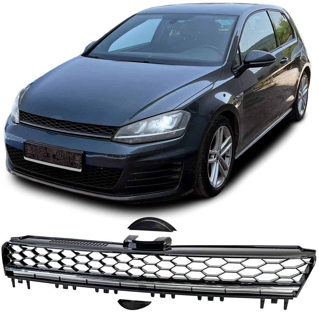 Sport Grill Geschikt Voor VW Golf 7 GTD Look Zonder Embleem