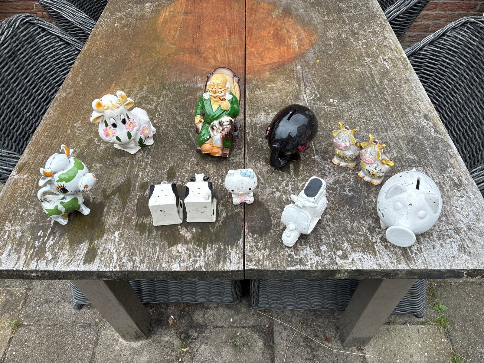 Diverse verzameling beeldjes en spaarpotten, Ophalen, Gebruikt, Overige typen