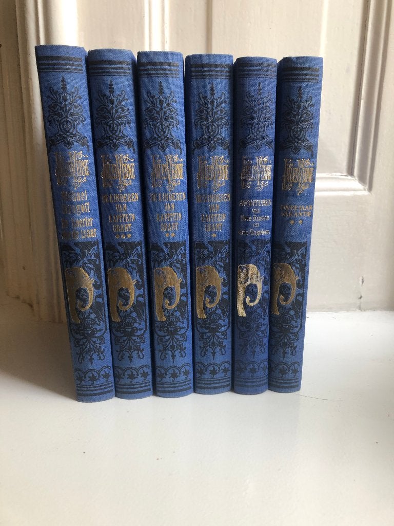 6 boeken van Jules Verne, Boeken, Ophalen of Verzenden, Zo goed als nieuw, Jules Verne