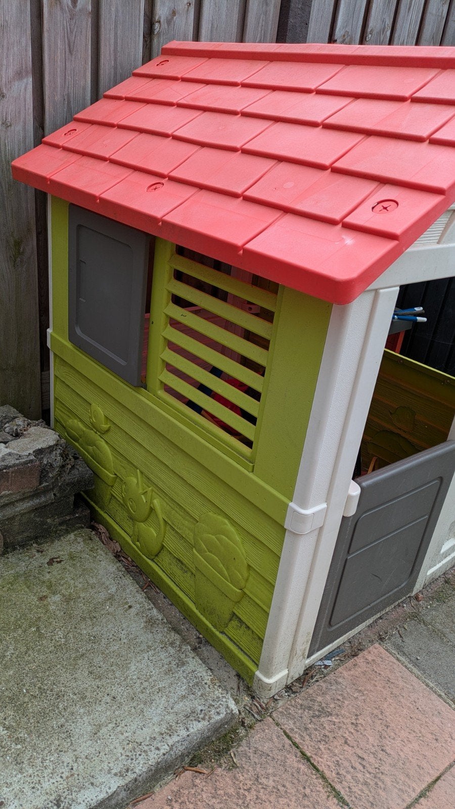 Smoby Speelhuisje met Werkbank - Gebruikt, Ophalen, Gebruikt, Kunststof