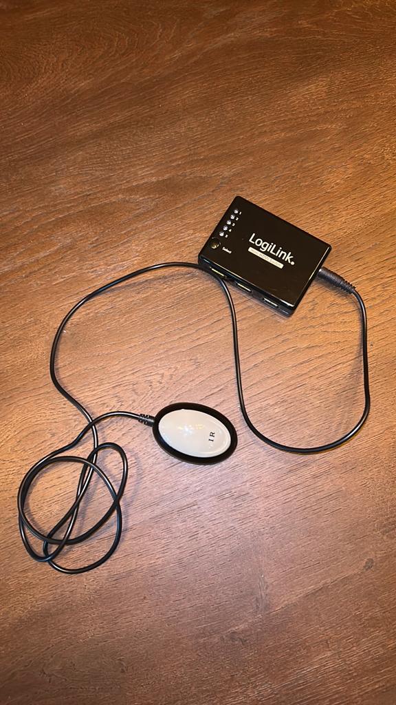 LogiLink Mini HDMI Switch 5-poorts met IR-ontvanger, Audio, Tv en Foto, Audiokabels en Televisiekabels, Ophalen of Verzenden, Gebruikt