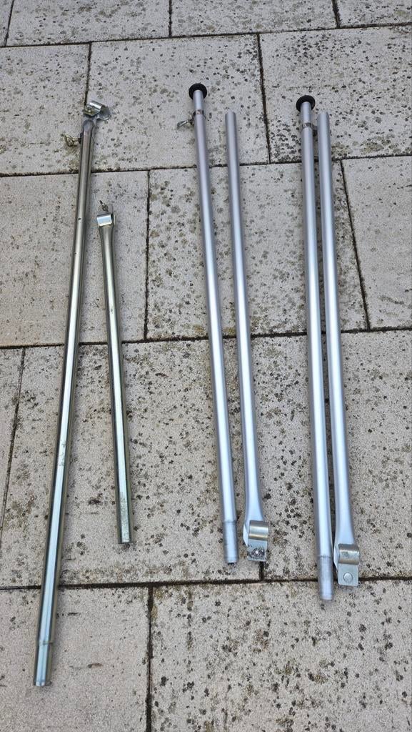 Diverse steunstokken voor tent of tarp, Caravans en Kamperen, Tentaccessoires, Gebruikt, Ophalen of Verzenden