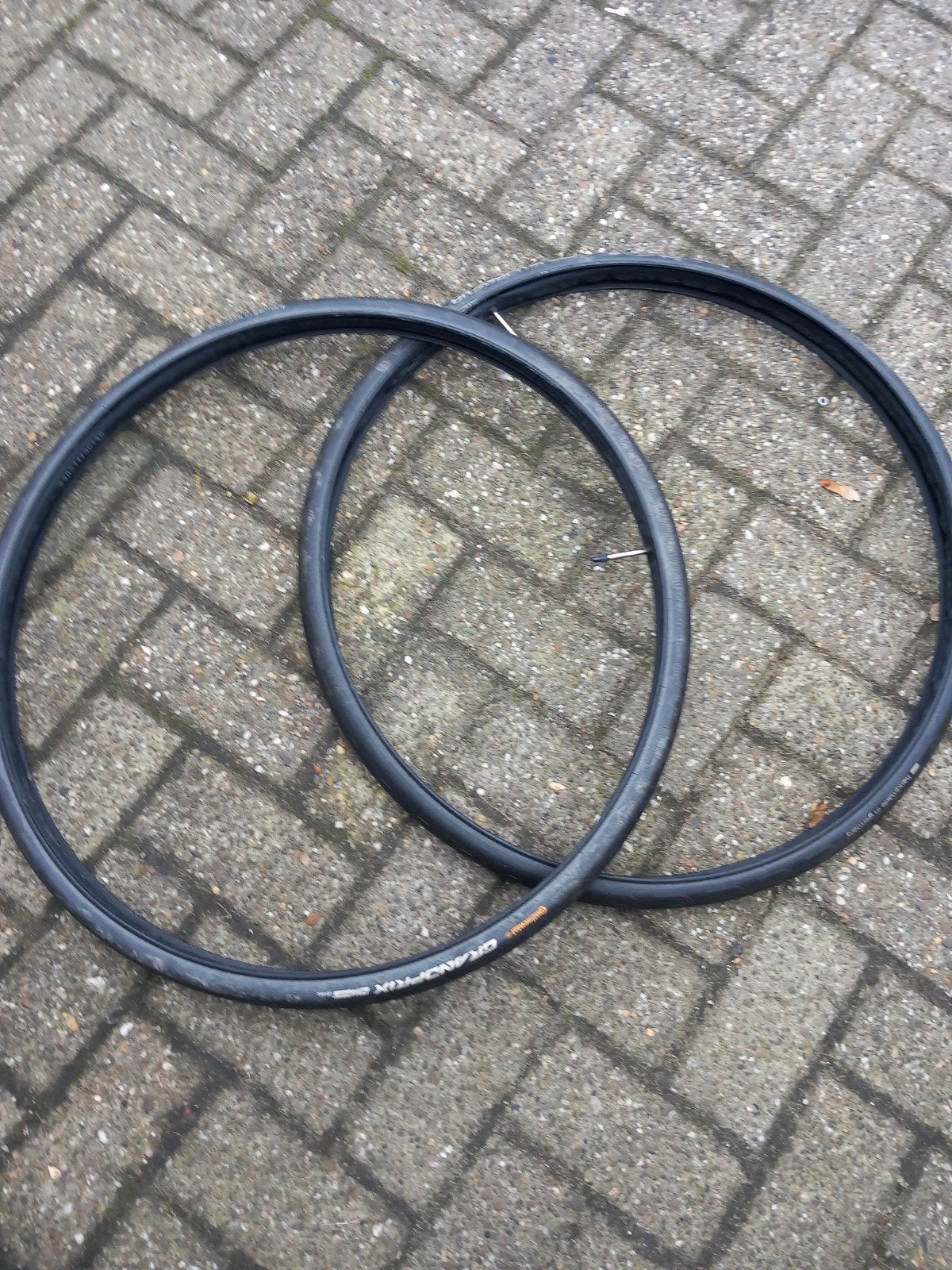 Setje 28mm Continental Racefiets banden., Ophalen, Gebruikt, Gravelbike, Rubber