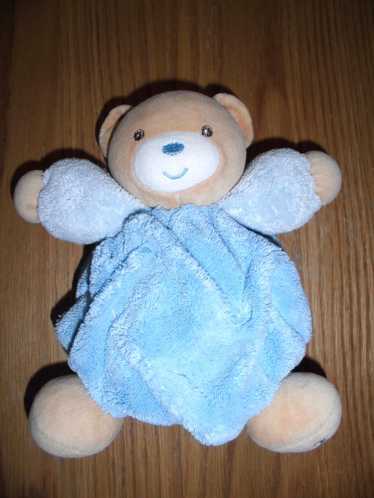Kaloo knuffel beer zgan blauw, Overige merken, Beer, Blauw, Ophalen of Verzenden