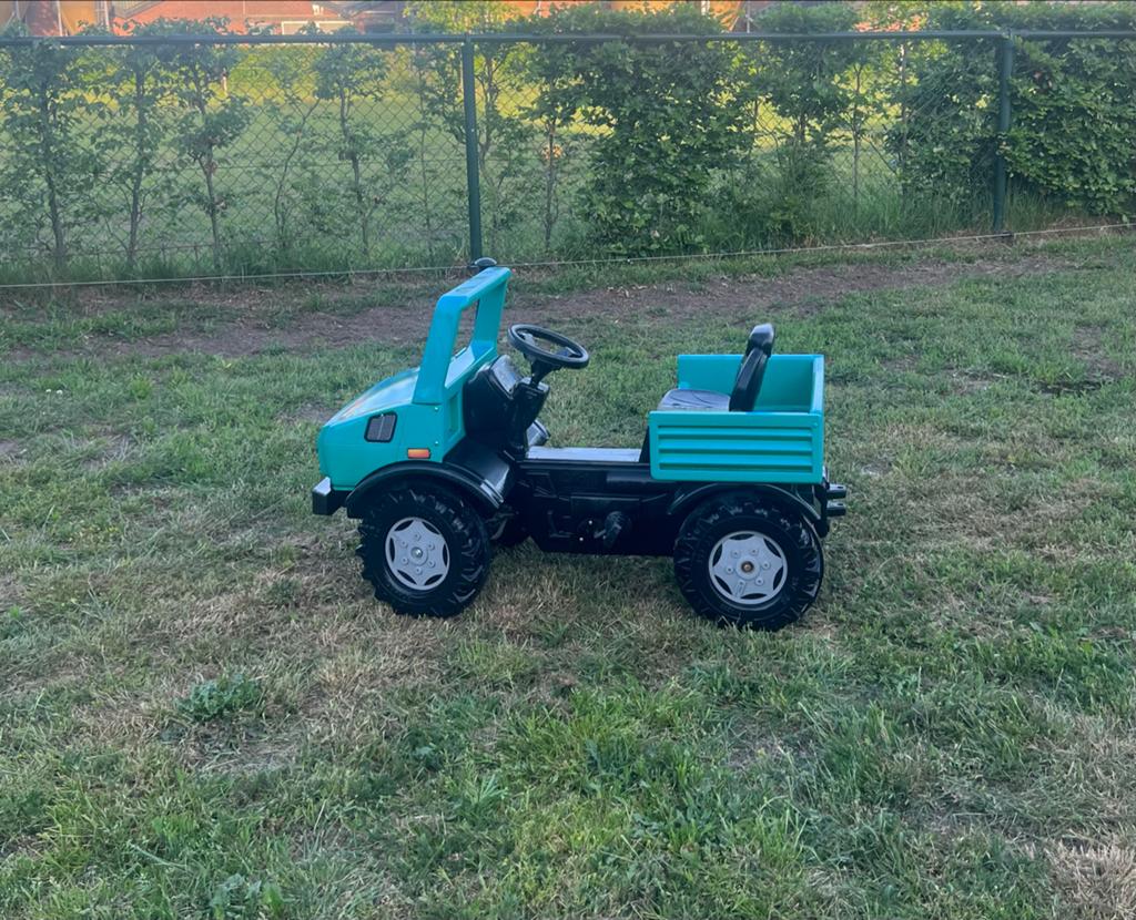 Mercedes Unimog kinder tractor, Ophalen, Gebruikt