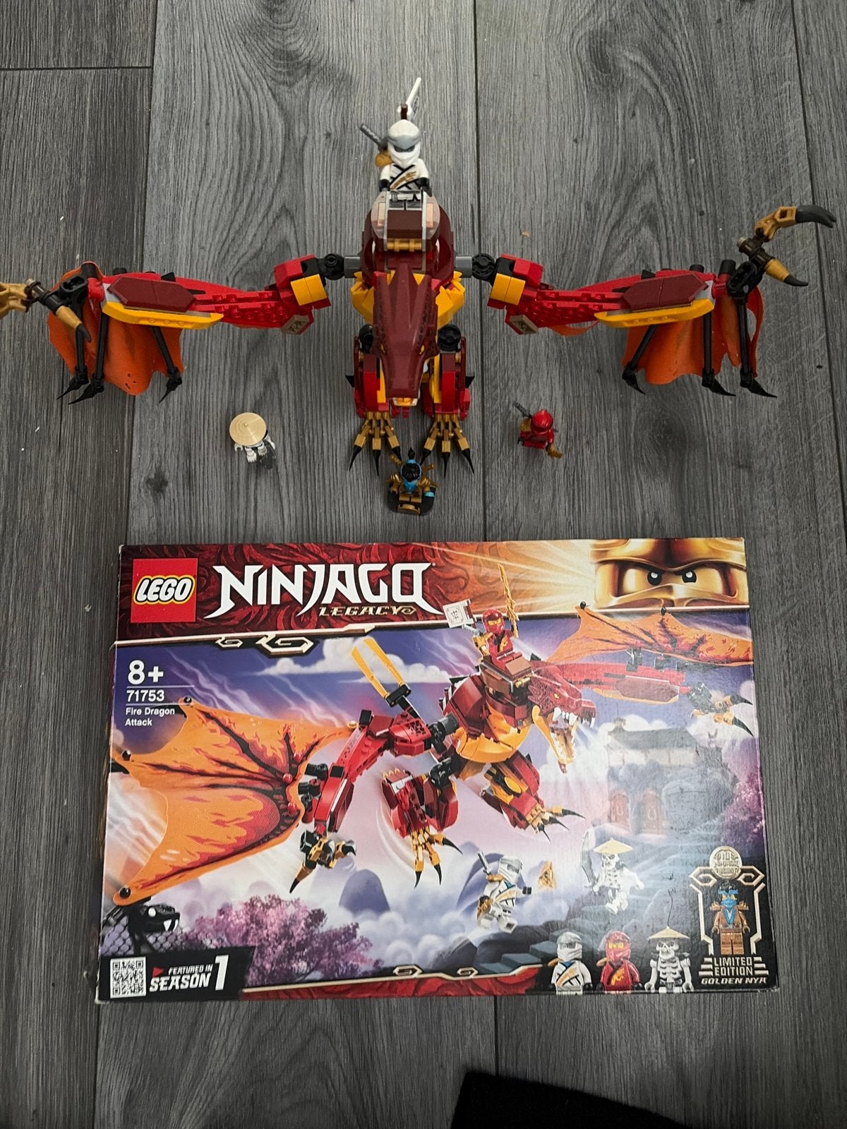 LEGO Ninjago Legacy 71753 Fire Dragon Attack, Ophalen, Zo goed als nieuw