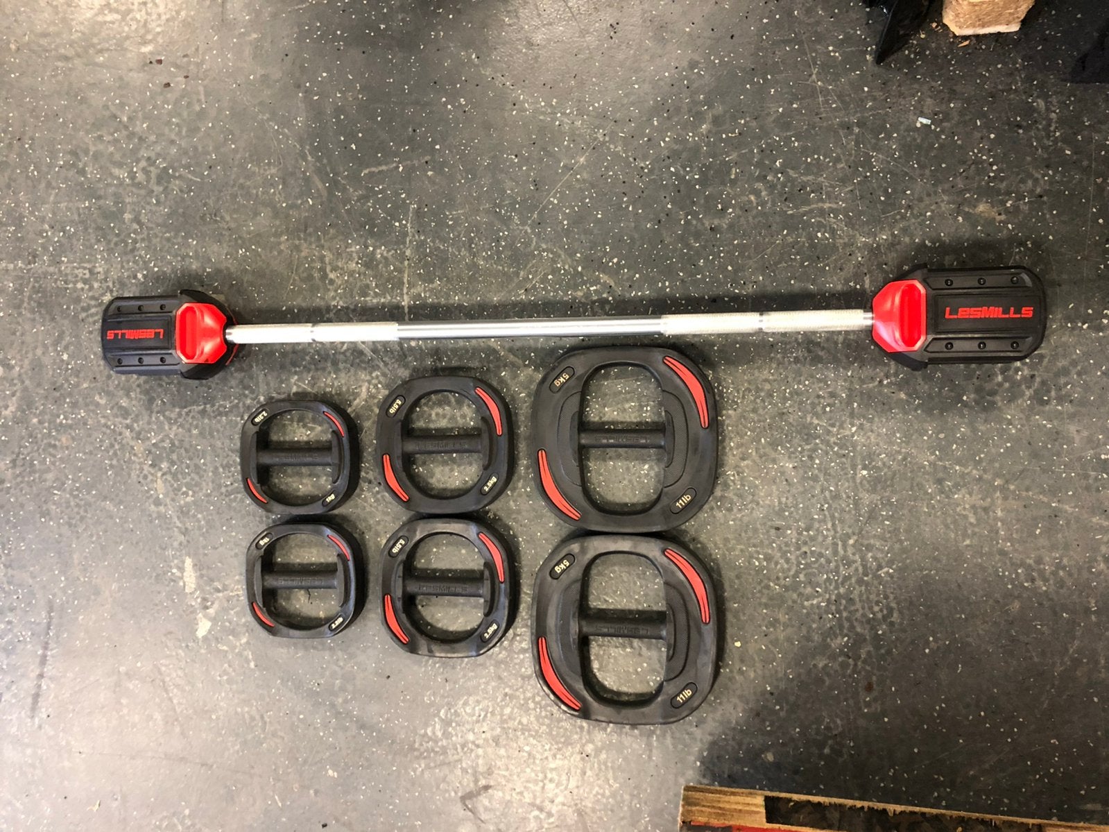 Les mills smartbar smart bar met schijven, Les mills, Gebruikt, Smartbar, Schijven