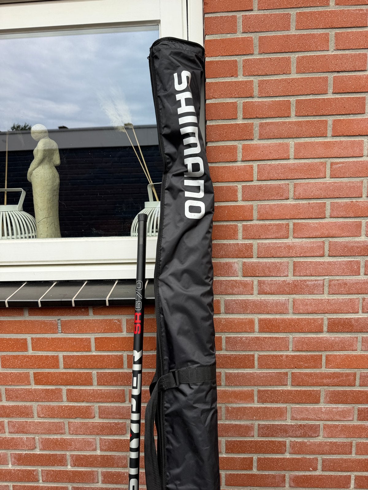 Shimano oversteek 9,5 m met extra top set en cup set, Watersport en Boten, Hengelsport | Witvissen, Ophalen, Zo goed als nieuw