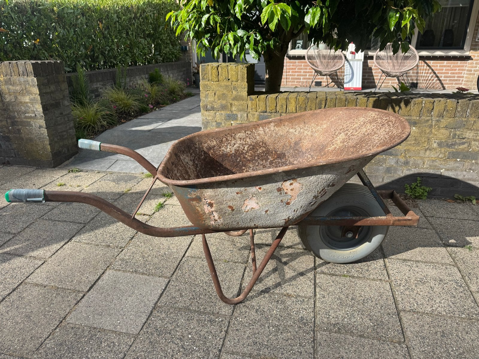 Kruiwagen, Ophalen, Gebruikt, Handmatig, Tweewielig