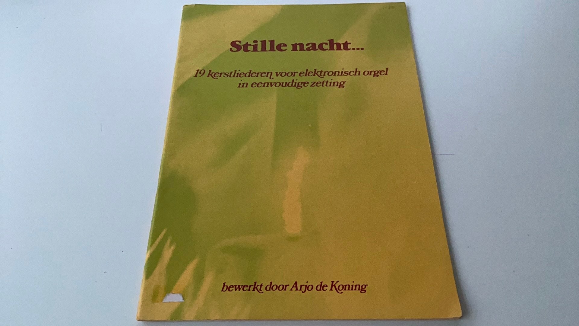 Orgelboek Arjo de koning 19 kerstliederen eenvoudig, Ophalen of Verzenden, Zo goed als nieuw, Les of Cursus, Religie en Gospel