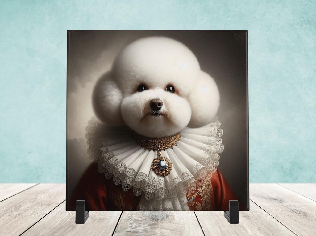 Barok Stijl - Bichon tegel, Verzenden, Nieuw
