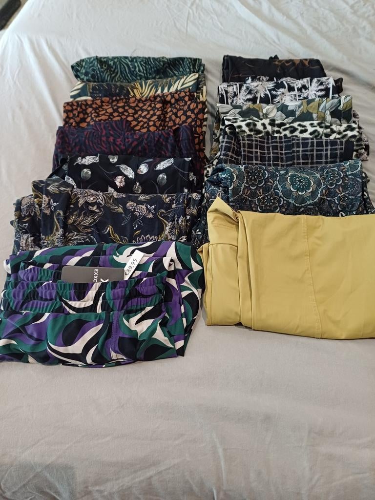 Partij van 14 Exxcellent broeken grote maten, Kleding | Dames, Grote Maten, Ophalen of Verzenden, Zo goed als nieuw, Broek of Spijkerbroek