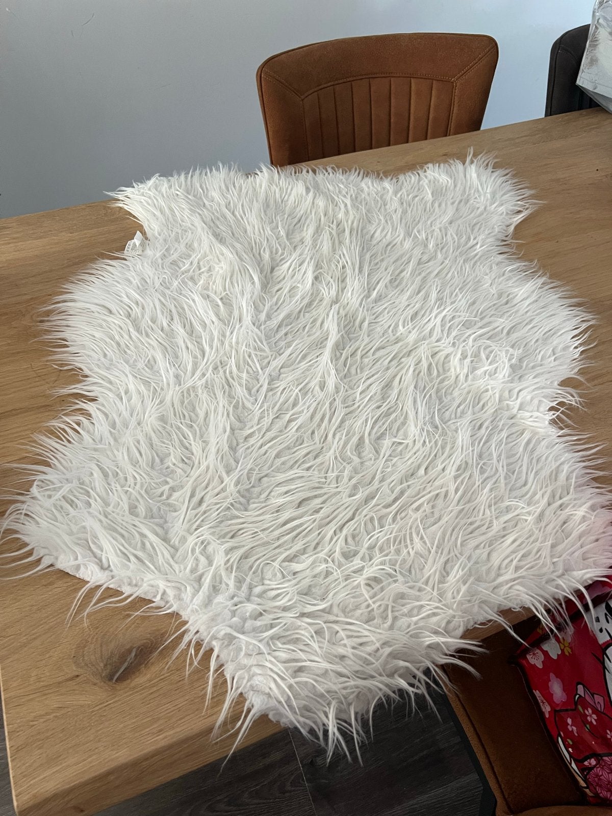 Wit kleed 90x70 cm, Gebruikt, 50 tot 100 cm, Wit, Overige vormen