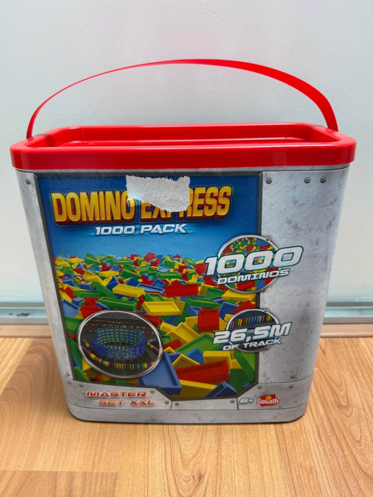 Domino express met 1000 bouwstenen!, Ophalen of Verzenden, Zo goed als nieuw