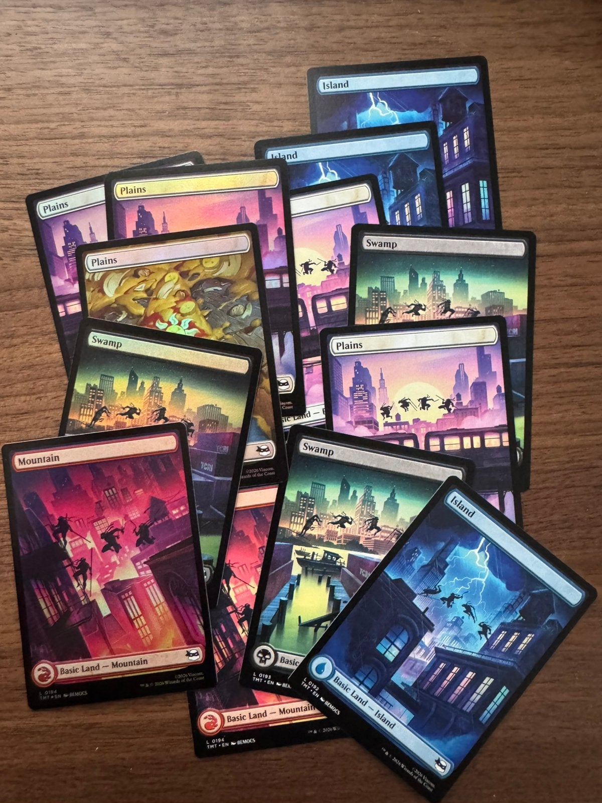 14 Foil Art lands Turtles, Verzenden, Zo goed als nieuw, Foil