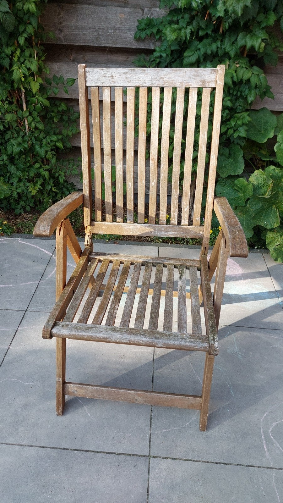 Gratis - brandhout - kapotte houten stoel, Ophalen, Gebruikt, Hout, Inklapbaar