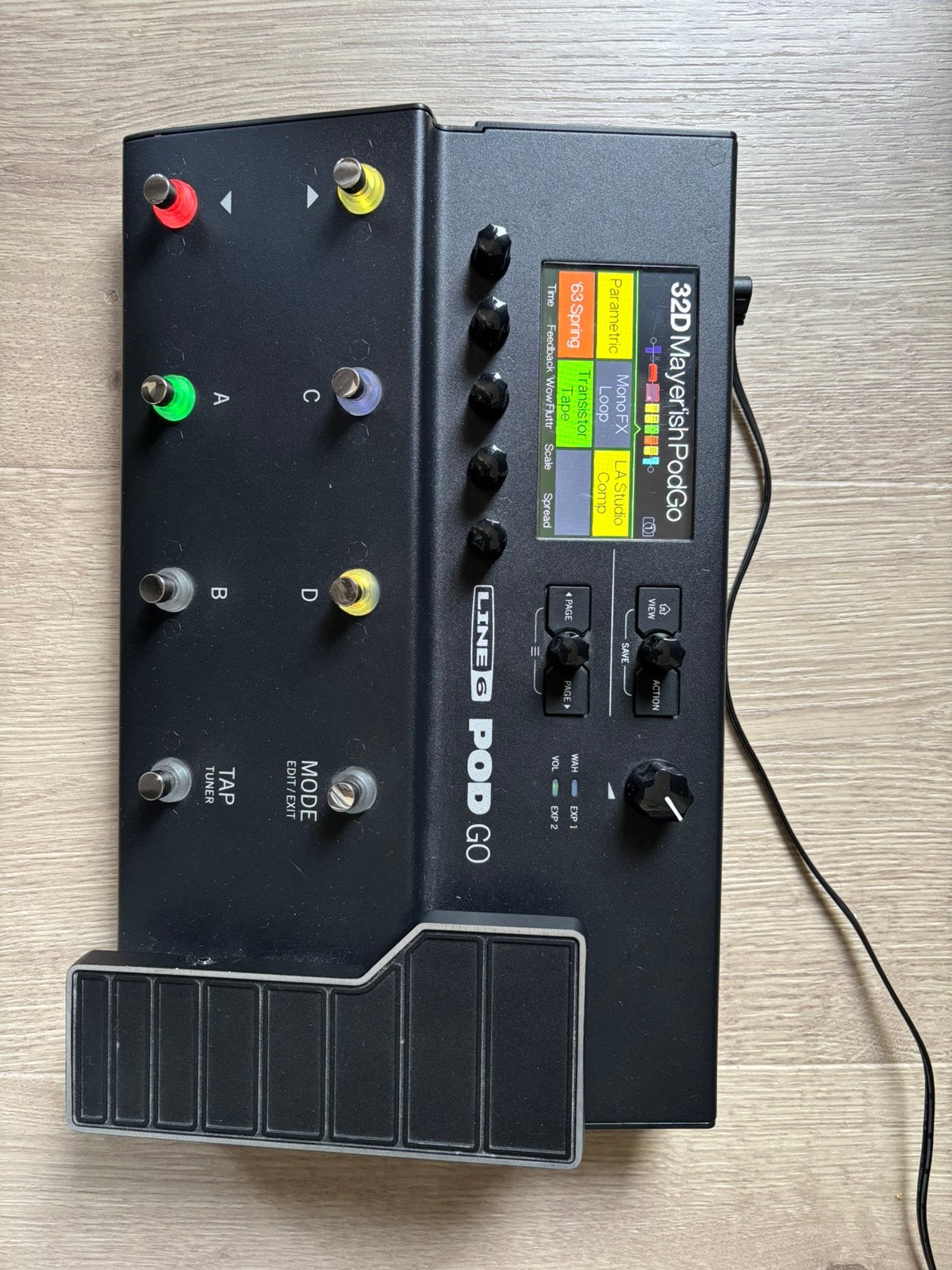 Line6 Pod Go multi-fx pedaal, Ophalen, Zo goed als nieuw