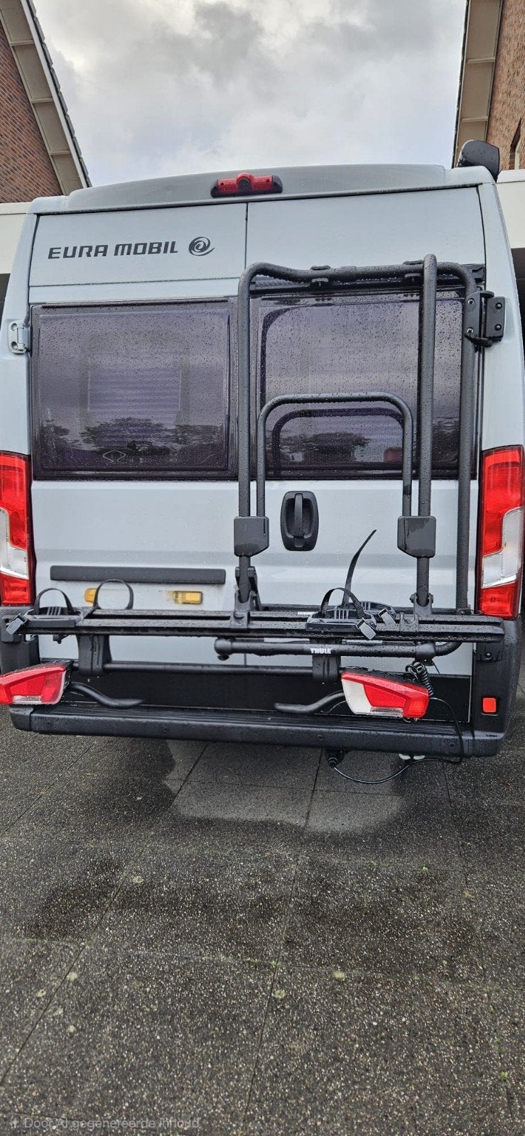 Thule Velotrack frame, voor Ducato, Ophalen, 2 fietsen, Zo goed als nieuw, Elektrische fiets