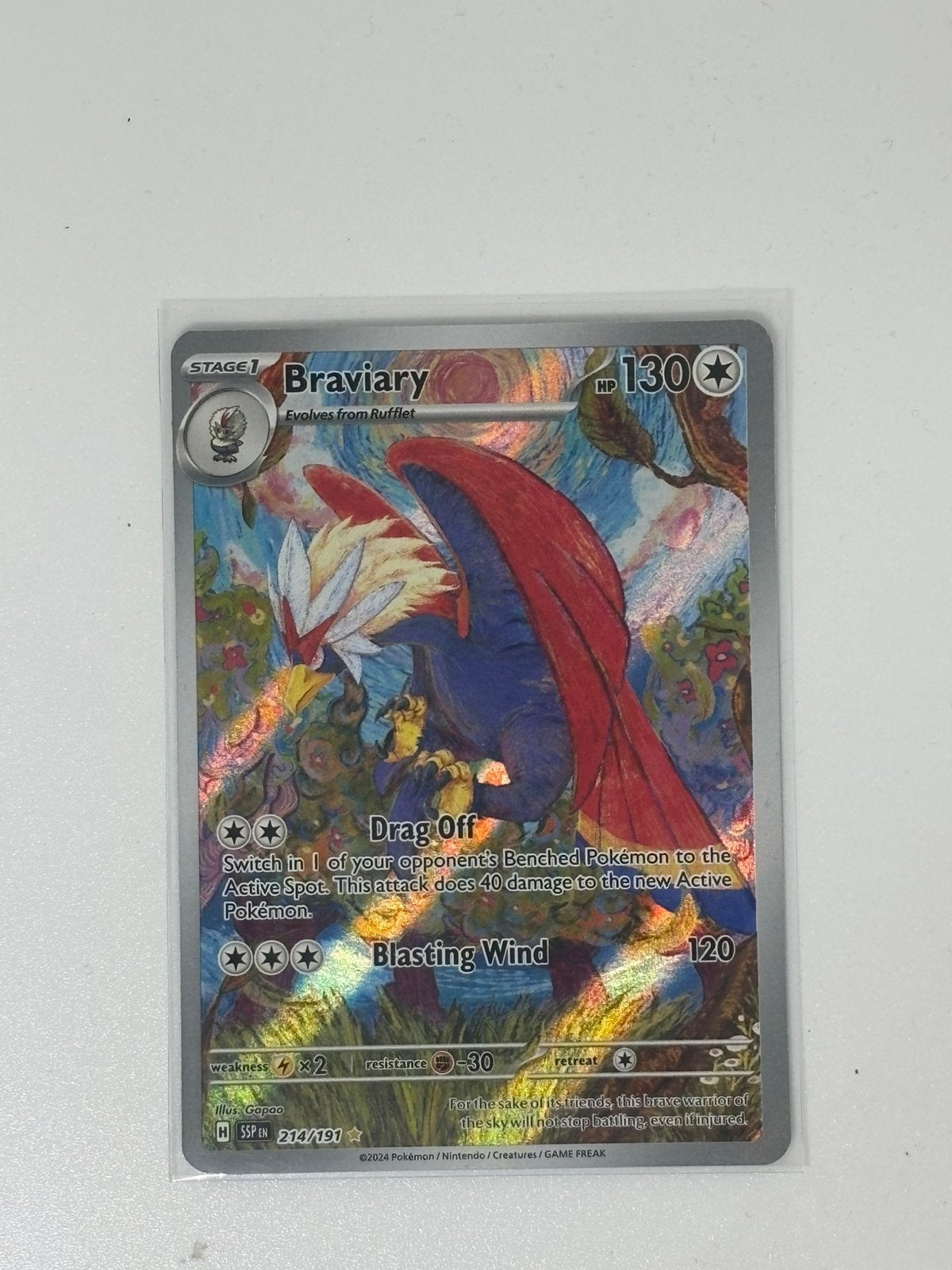 Braviary IR 214/191 Surging Sparks, Ophalen of Verzenden, Zo goed als nieuw