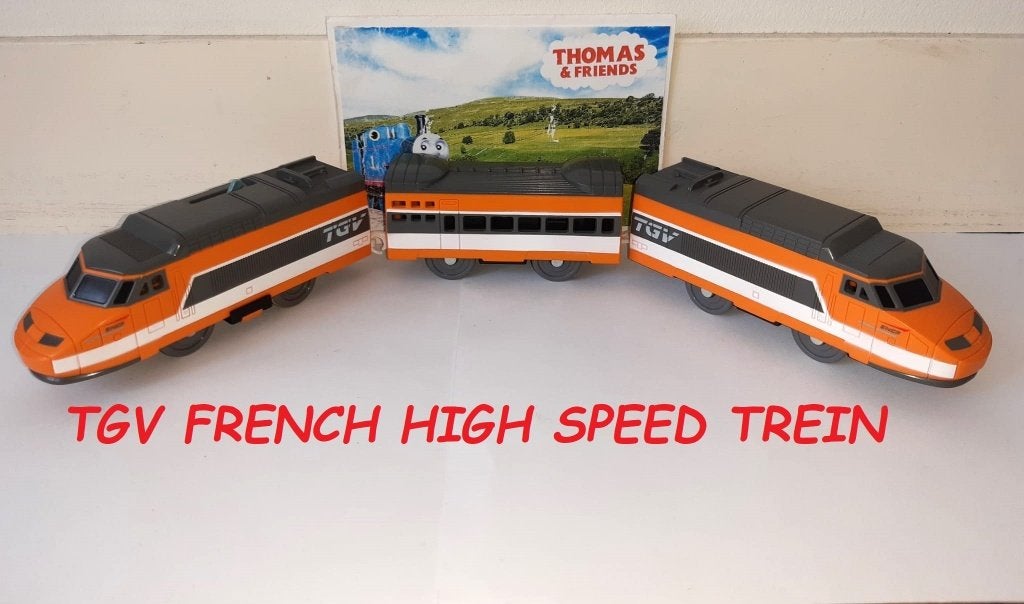 Zeldzaam Tomy Takara TGV Oranje Frans Snelheid Trein, Ophalen of Verzenden, Gebruikt