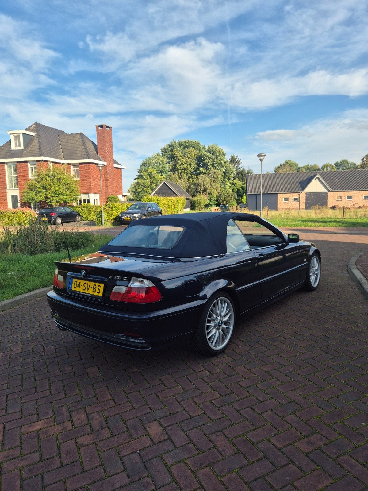 BMW 3-Serie 2.5 CI 323 Cabriolet AUT 2000 Blauw, Auto's, Automaat, Achterwielaandrijving, Parkeersensor, Zwart