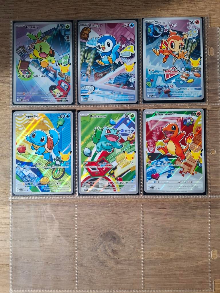 Pokémon First Partner Illustratie Kaarten, Ophalen of Verzenden, Zo goed als nieuw, Meerdere kaarten