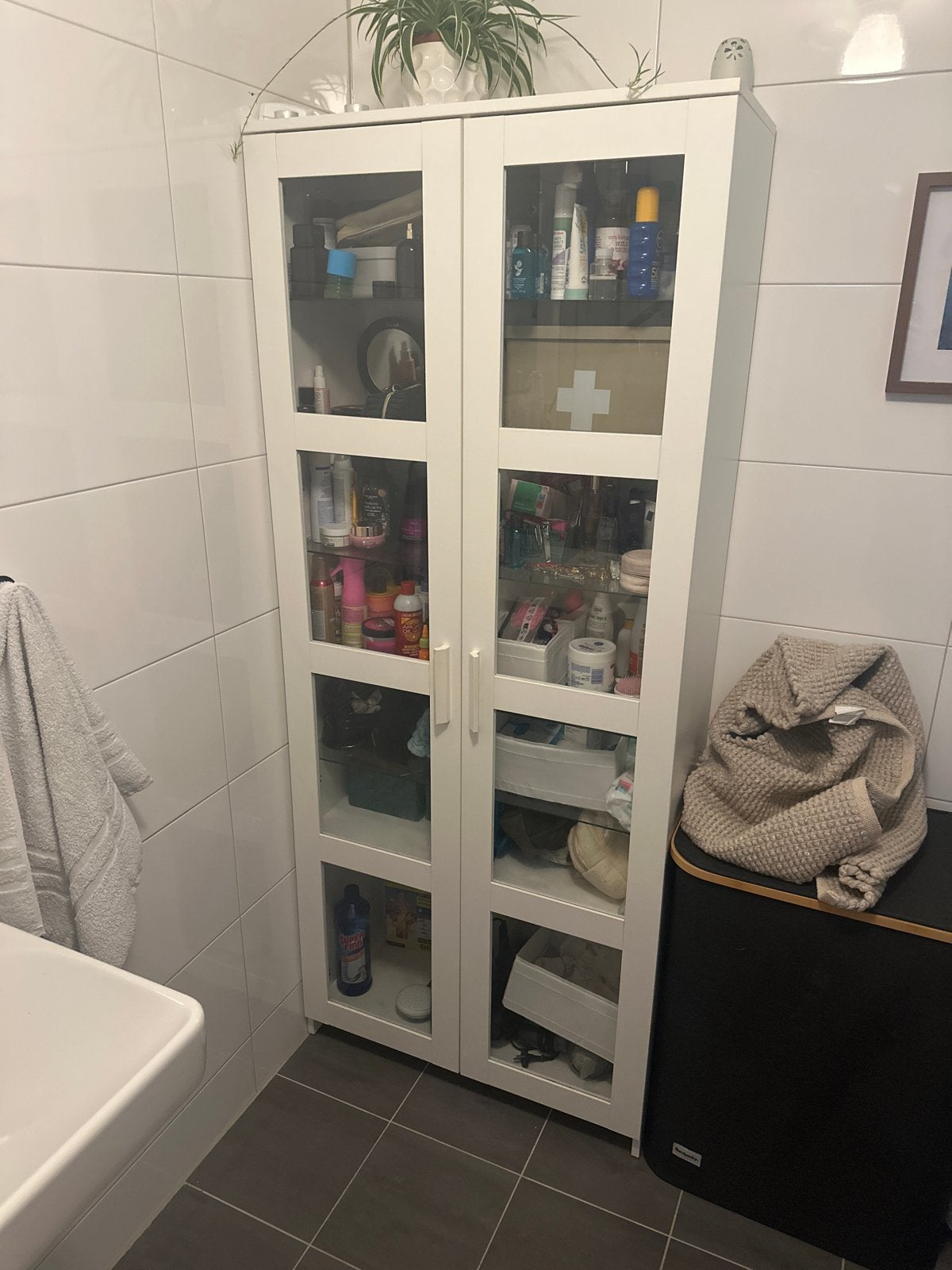Ikea kasten met glazen deuren (2 stuks, ook per stuk), Ophalen, Gebruikt, 200 cm of meer, 50 tot 100 cm