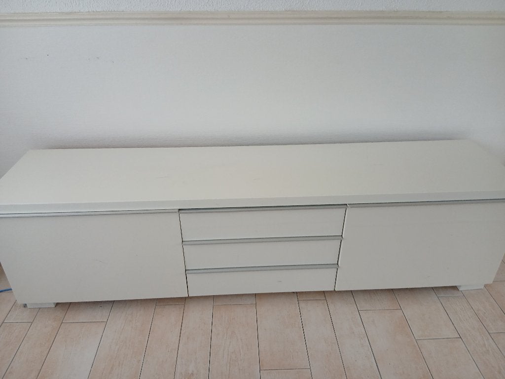 Tv meubel, kast,wit, Ophalen of Verzenden, Gebruikt