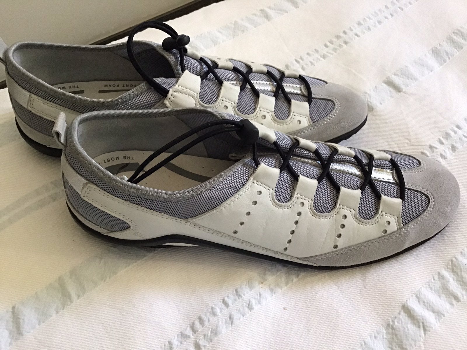Spoertieve Ecco schoenen mt 40 als nieuw!, Verzenden, Zo goed als nieuw, Grijs, Sneakers of Gympen