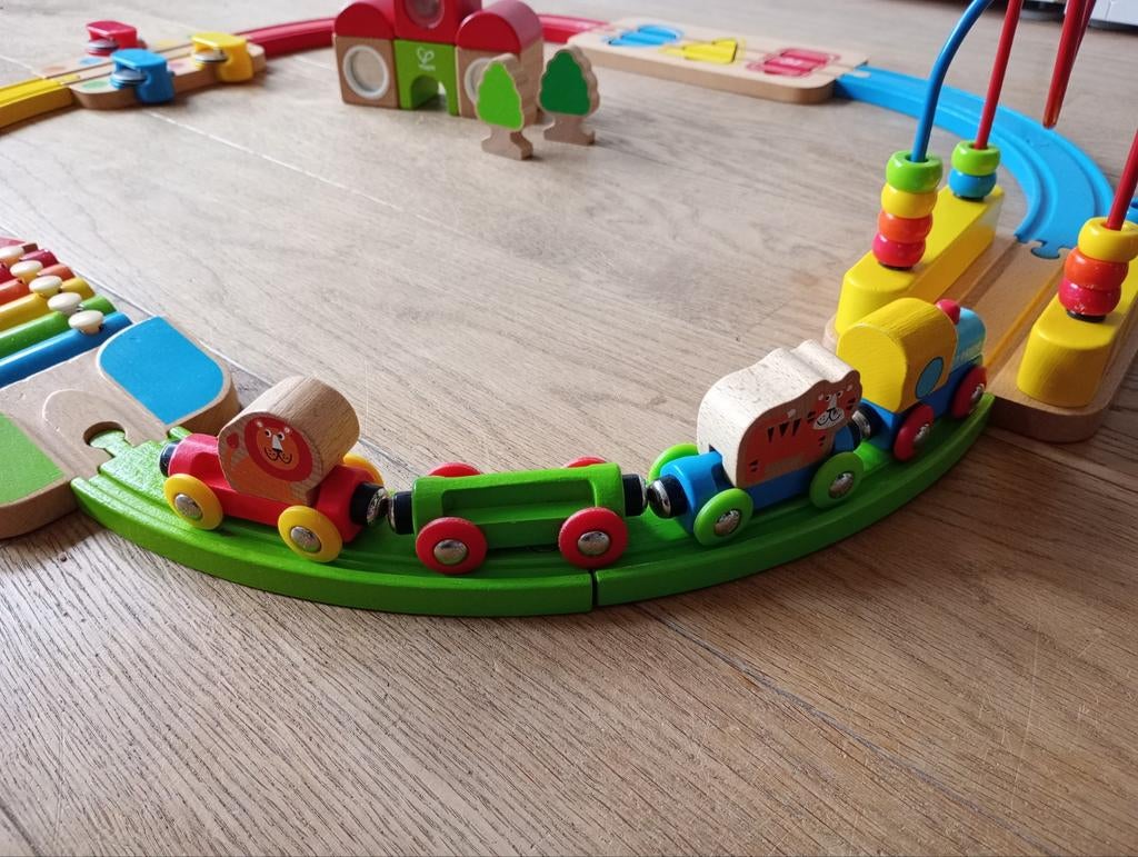 Hape treinbaan muziek, Ophalen