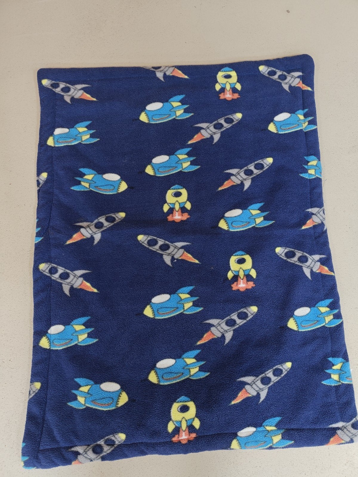 lekker kleedje, kinder dekentje, Ophalen, Blauw, Zo goed als nieuw, 30 tot 120 cm