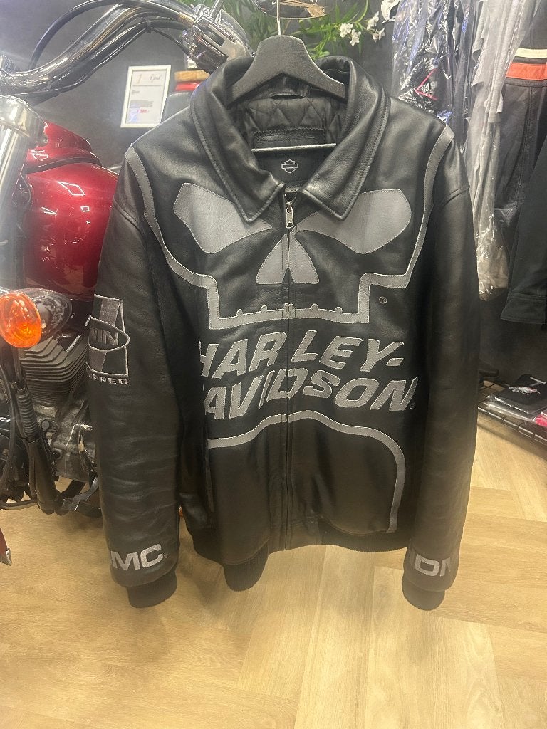 Harley-Davidson leren jas Willie G Skull HDMC, Motoren, Harley-Davidson, Heren, Jas | leer, Ophalen of Verzenden