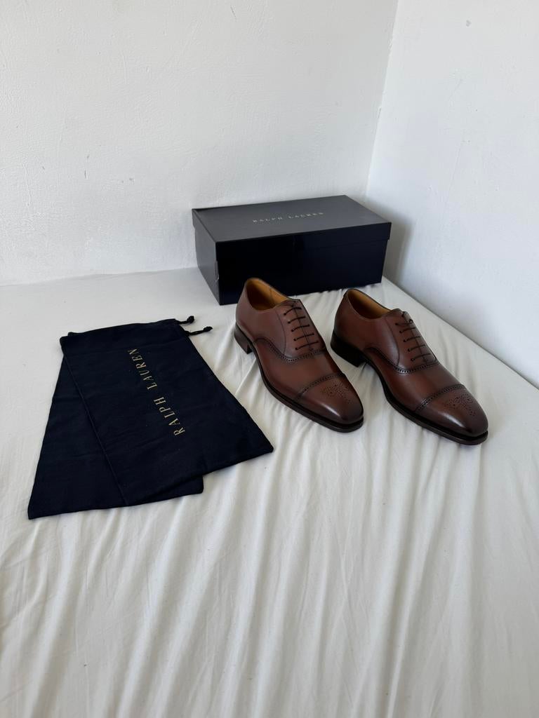 Nieuwe Ralph Lauren Purple Label Denver schoenen, Bruin, Nieuw, Ophalen of Verzenden, Veterschoenen
