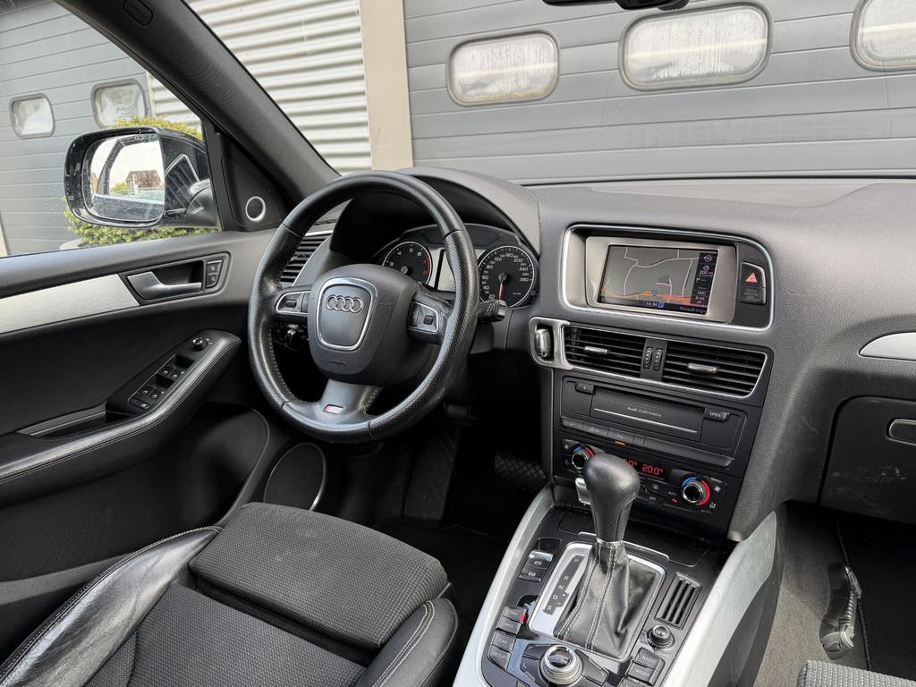 Audi Q5 2.0 TFSI quattro S-Line | Bang & Olufsen | Sportstoe, Automaat, Zwart, 4 cilinders, Leder en Stof