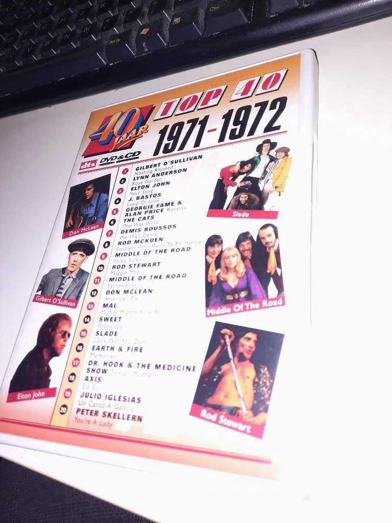 DVD CD 40 jaar Top 40 1971-1972, Cd's en Dvd's, Alle leeftijden, Ophalen, Zo goed als nieuw